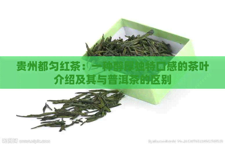 贵州都匀红茶：一种醇厚独特口感的茶叶介绍及其与普洱茶的区别