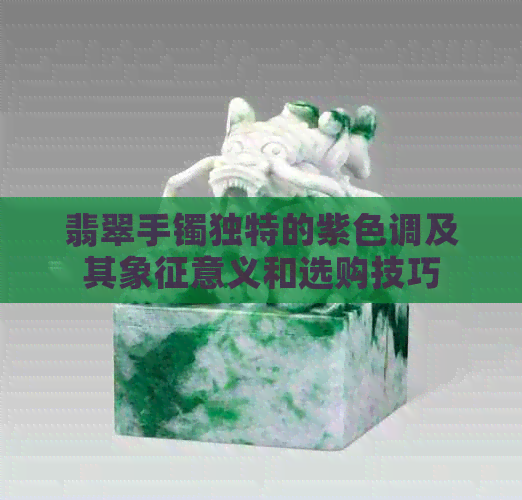 翡翠手镯独特的紫色调及其象征意义和选购技巧