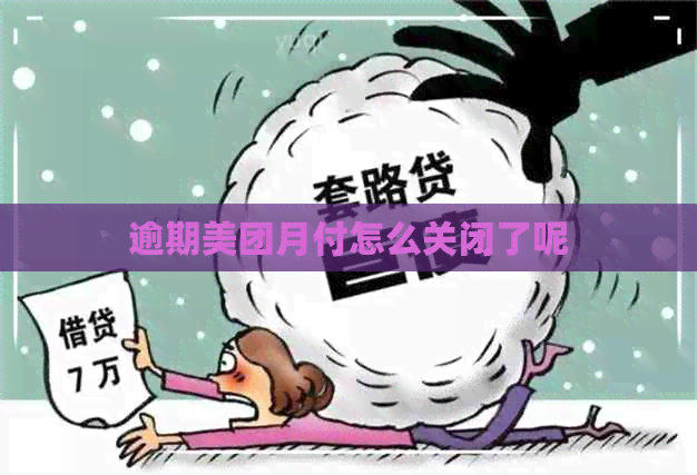 逾期美团月付怎么关闭了呢