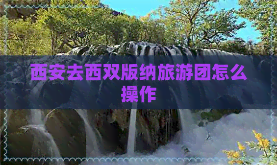 西安去西双版纳旅游团怎么操作