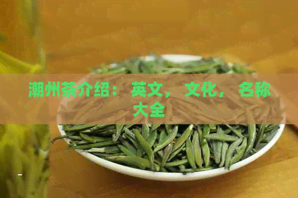 潮州茶介绍： 英文， 文化， 名称大全