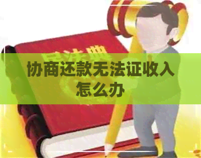 协商还款无法证收入怎么办