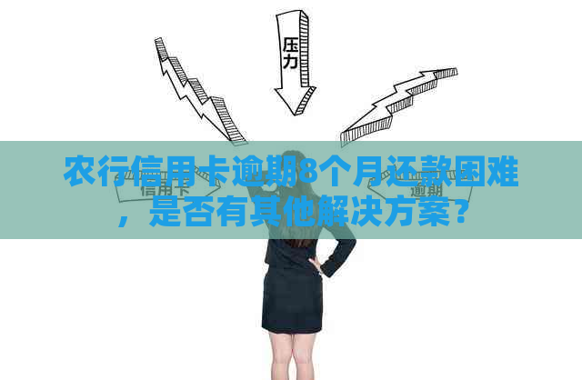 农行信用卡逾期8个月还款困难，是否有其他解决方案？