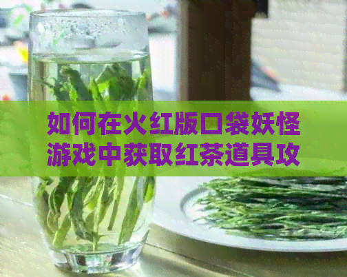 如何在火红版口袋妖怪游戏中获取红茶道具攻略详解