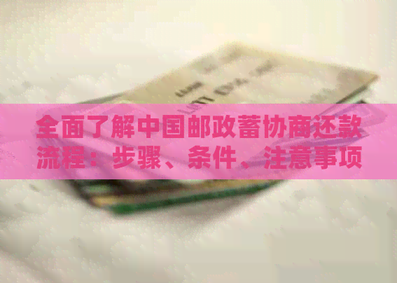 全面了解中国邮政蓄协商还款流程：步骤、条件、注意事项及常见问题解答