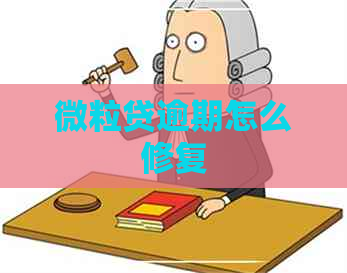 微粒贷逾期怎么修复