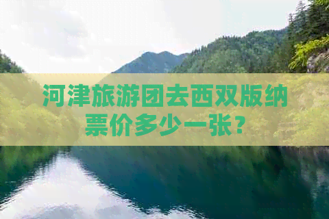 河津旅游团去西双版纳票价多少一张？