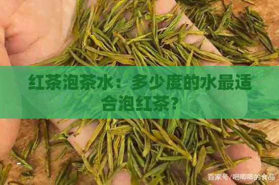 红茶泡茶水：多少度的水最适合泡红茶？