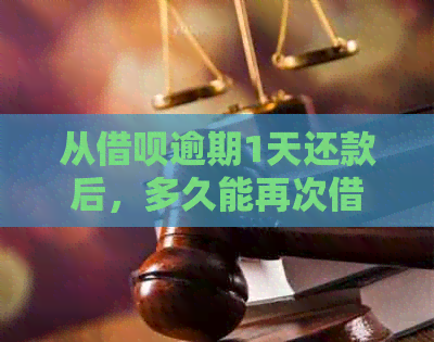 从借呗逾期1天还款后，多久能再次借款？解答你的疑惑并提供有效建议