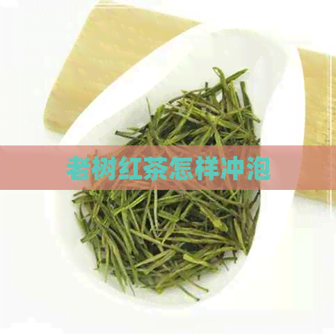 老树红茶怎样冲泡