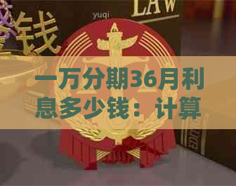 一万分期36月利息多少钱：计算方法与实际支出