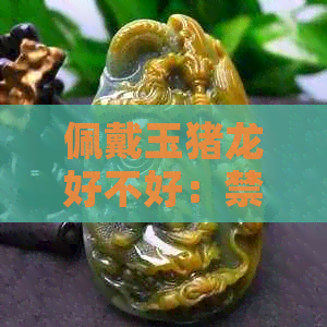 佩戴玉猪龙好不好：禁忌与辟邪效果解析