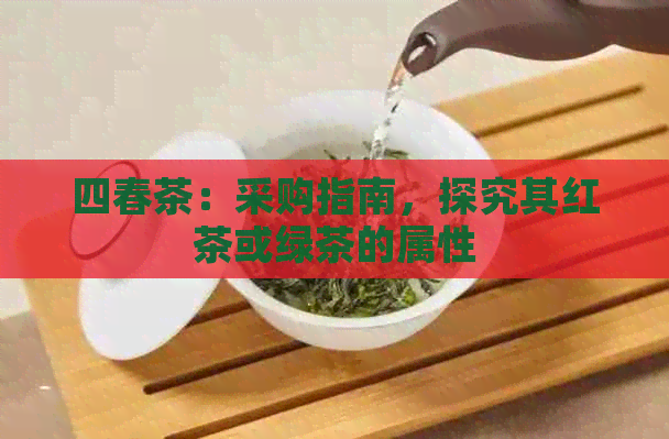 四春茶：采购指南，探究其红茶或绿茶的属性