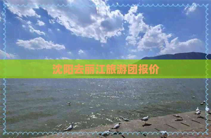 沈阳去丽江旅游团报价