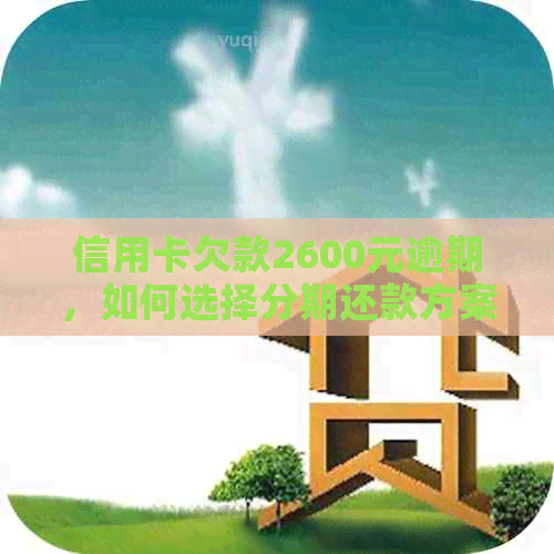 信用卡欠款2600元逾期，如何选择分期还款方案