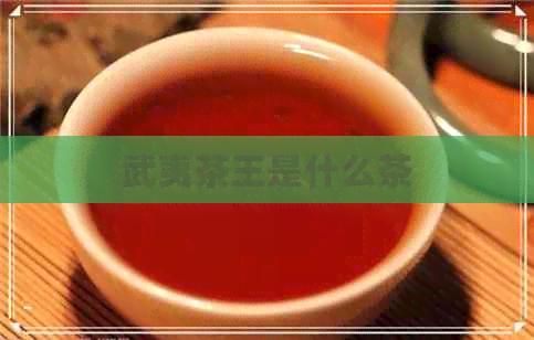 武夷茶王是什么茶