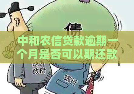 中和农信贷款逾期一个月是否可以期还款？