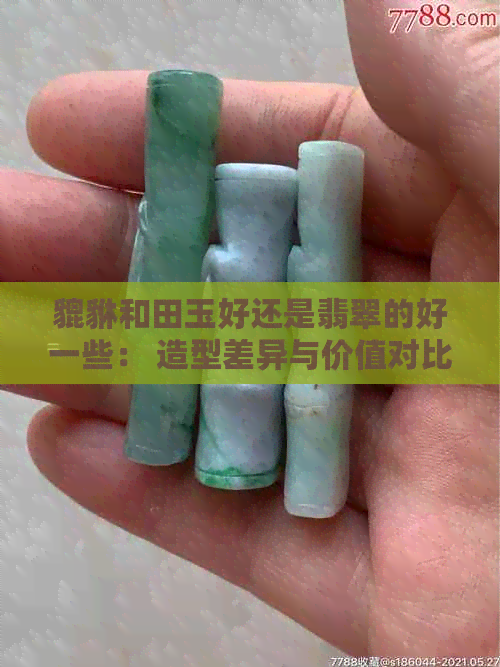 貔貅和田玉好还是翡翠的好一些： 造型差异与价值对比