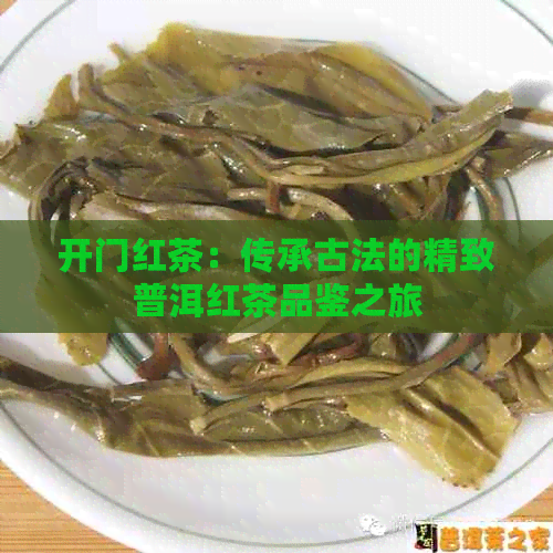 开门红茶：传承古法的精致普洱红茶品鉴之旅