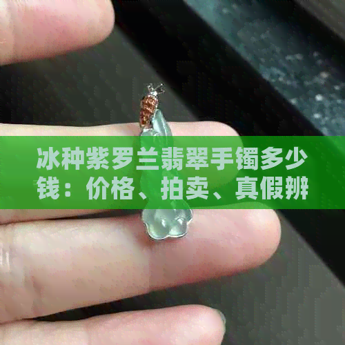 冰种紫罗兰翡翠手镯多少钱：价格、拍卖、真假辨别及价值分析