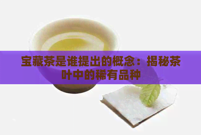 宝藏茶是谁提出的概念：揭秘茶叶中的稀有品种