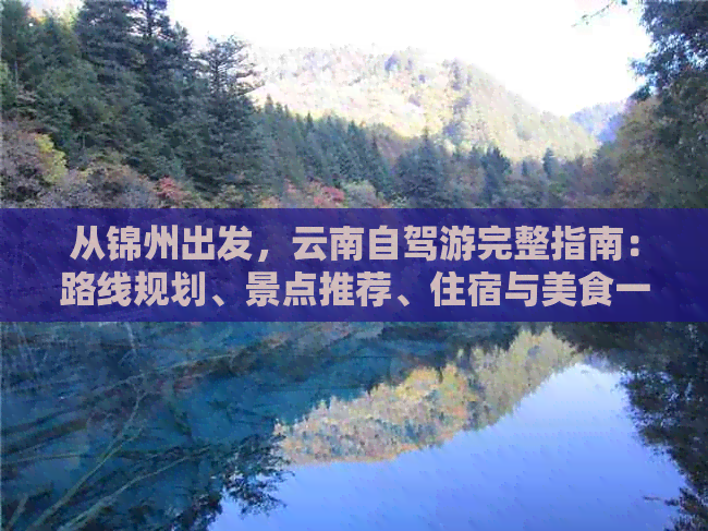 从锦州出发，云南自驾游完整指南：路线规划、景点推荐、住宿与美食一应俱全