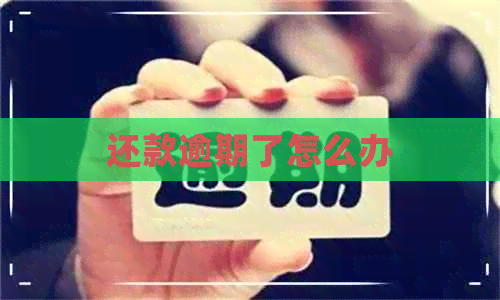 还款逾期了怎么办