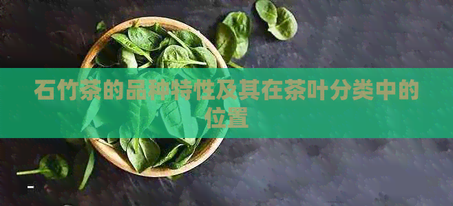 石竹茶的品种特性及其在茶叶分类中的位置