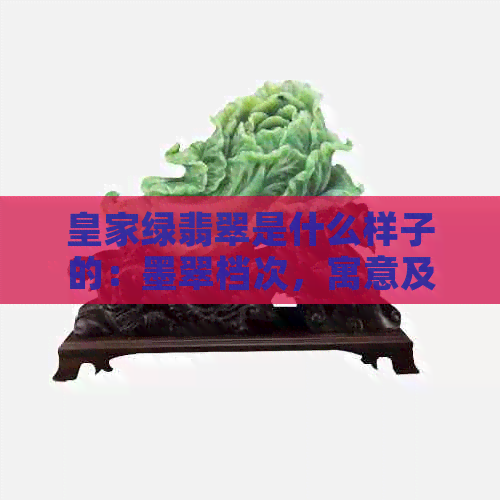 皇家绿翡翠是什么样子的：墨翠档次，寓意及颜色特点