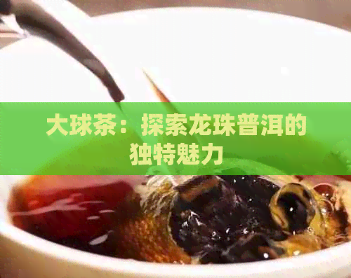 大球茶：探索龙珠普洱的独特魅力