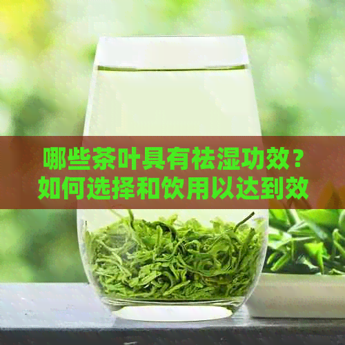 哪些茶叶具有祛湿功效？如何选择和饮用以达到效果？