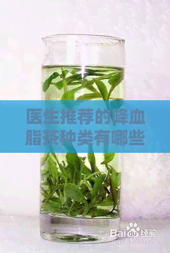 医生推荐的降血脂茶种类有哪些？如何选择最适合的茶品？