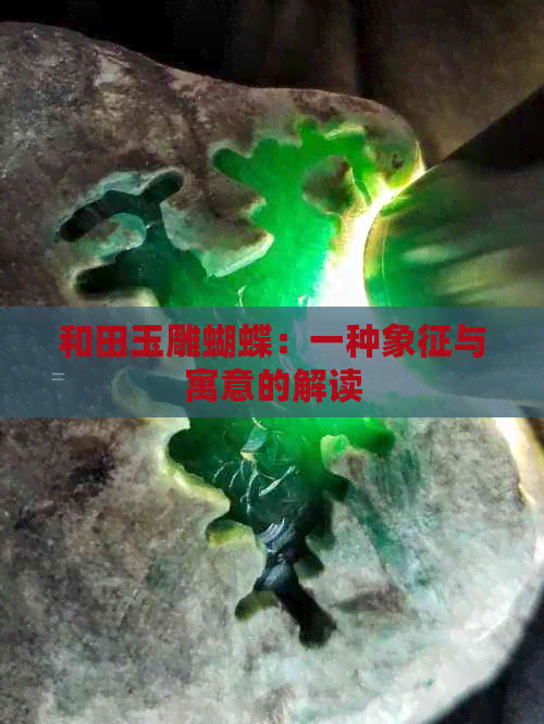 和田玉雕蝴蝶：一种象征与寓意的解读