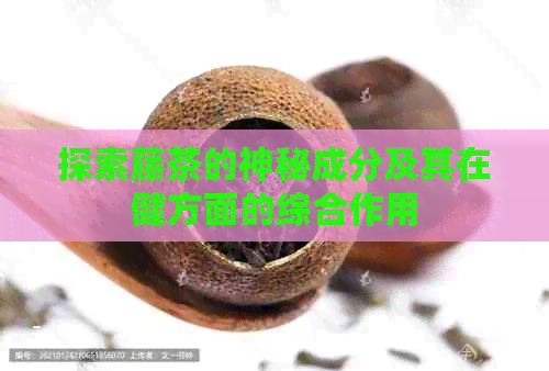 探索藤茶的神秘成分及其在健方面的综合作用