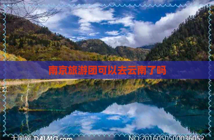 南京旅游团可以去云南了吗