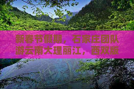 新春节假期，石家庄团队游云南大理丽江，西双版纳之旅精彩纷呈