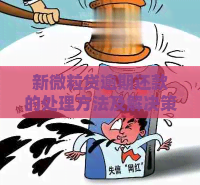 新微粒贷逾期还款的处理方法及解决策略