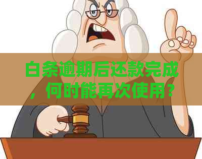 白条逾期后还款完成，何时能再次使用？以及注意事项与恢复时间全面解析