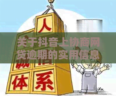 关于抖音上协商网贷逾期的实用信息及还款建议，确保您的财务安全