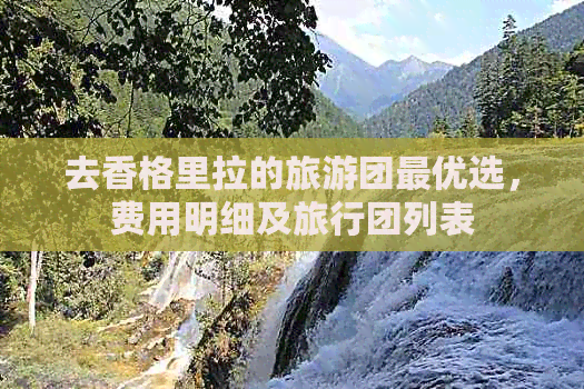 去香格里拉的旅游团更优选，费用明细及旅行团列表