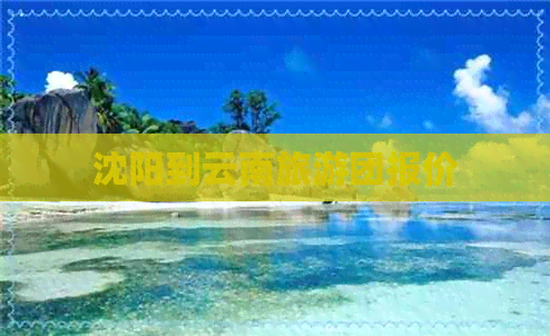 沈阳到云南旅游团报价