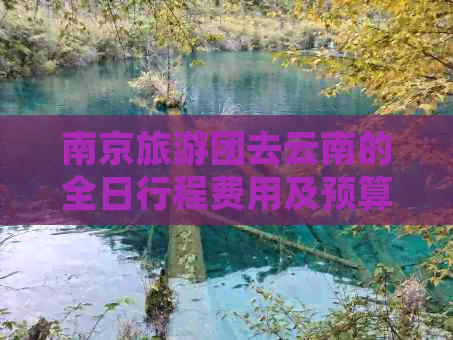 南京旅游团去云南的全日行程费用及预算分析