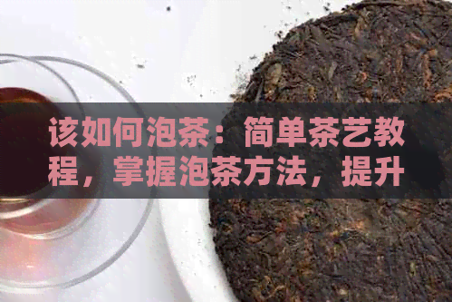 该如何泡茶：简单茶艺教程，掌握泡茶方法，提升茶叶效果