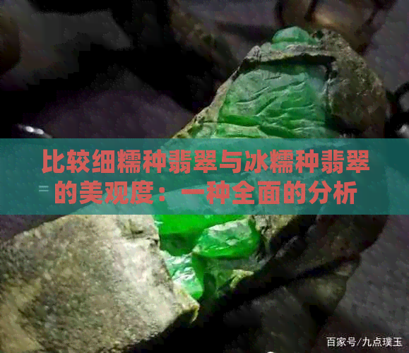 比较细糯种翡翠与冰糯种翡翠的美观度：一种全面的分析