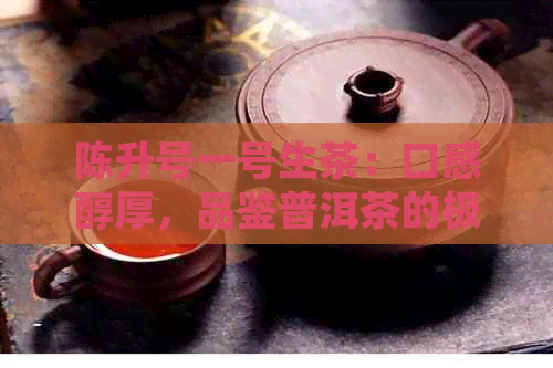 陈升号一号生茶：口感醇厚，品鉴普洱茶的极致体验