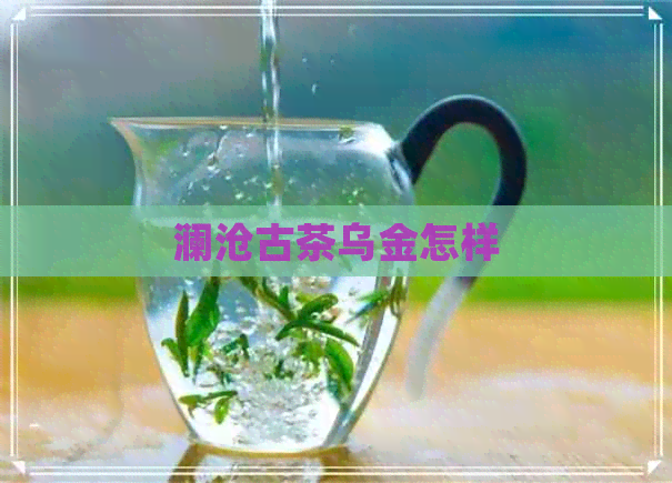 澜沧古茶乌金怎样