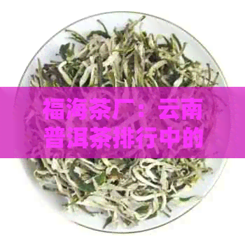 福海茶厂：云南普洱茶排行中的佼佼者