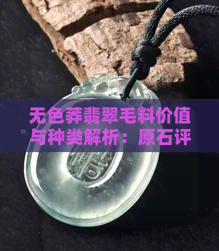 无色莽翡翠毛料价值与种类解析：原石评价与挑选方法