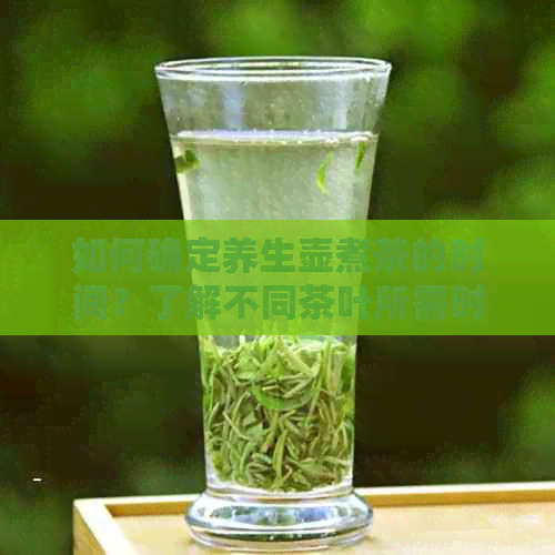 如何确定养生壶煮茶的时间？了解不同茶叶所需时间，让你的茶更美味