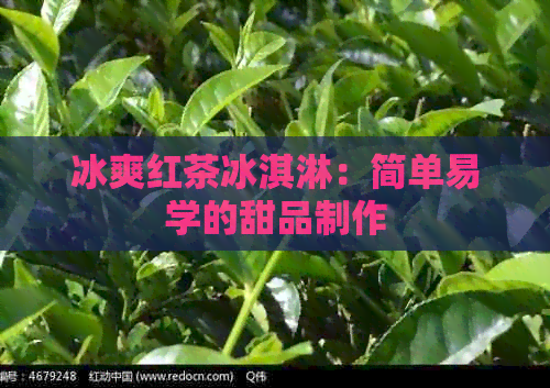 冰爽红茶冰淇淋：简单易学的甜品制作